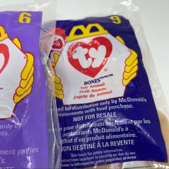 TY McDonald's Happy Meal Teenie Beanies Vintage 1993 - Picture 4 of 14